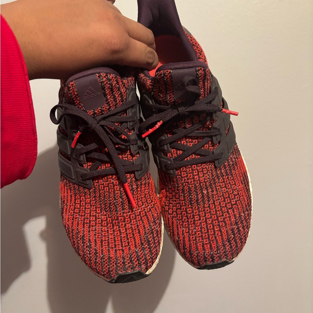 Adidas Ultraboost Red Running Shoes